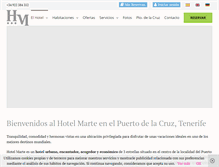 Tablet Screenshot of hotel-marte.com